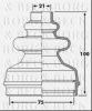 BORG & BECK BCB6241 Bellow, driveshaft